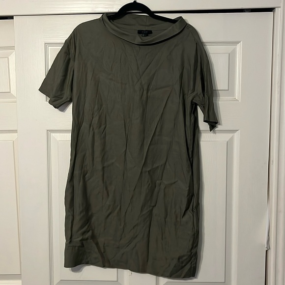 cos green linen dress Stonewashed linen Women Dress Silvia main image 0